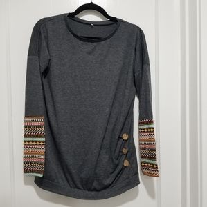 Bohemian Style Long Sleeve T